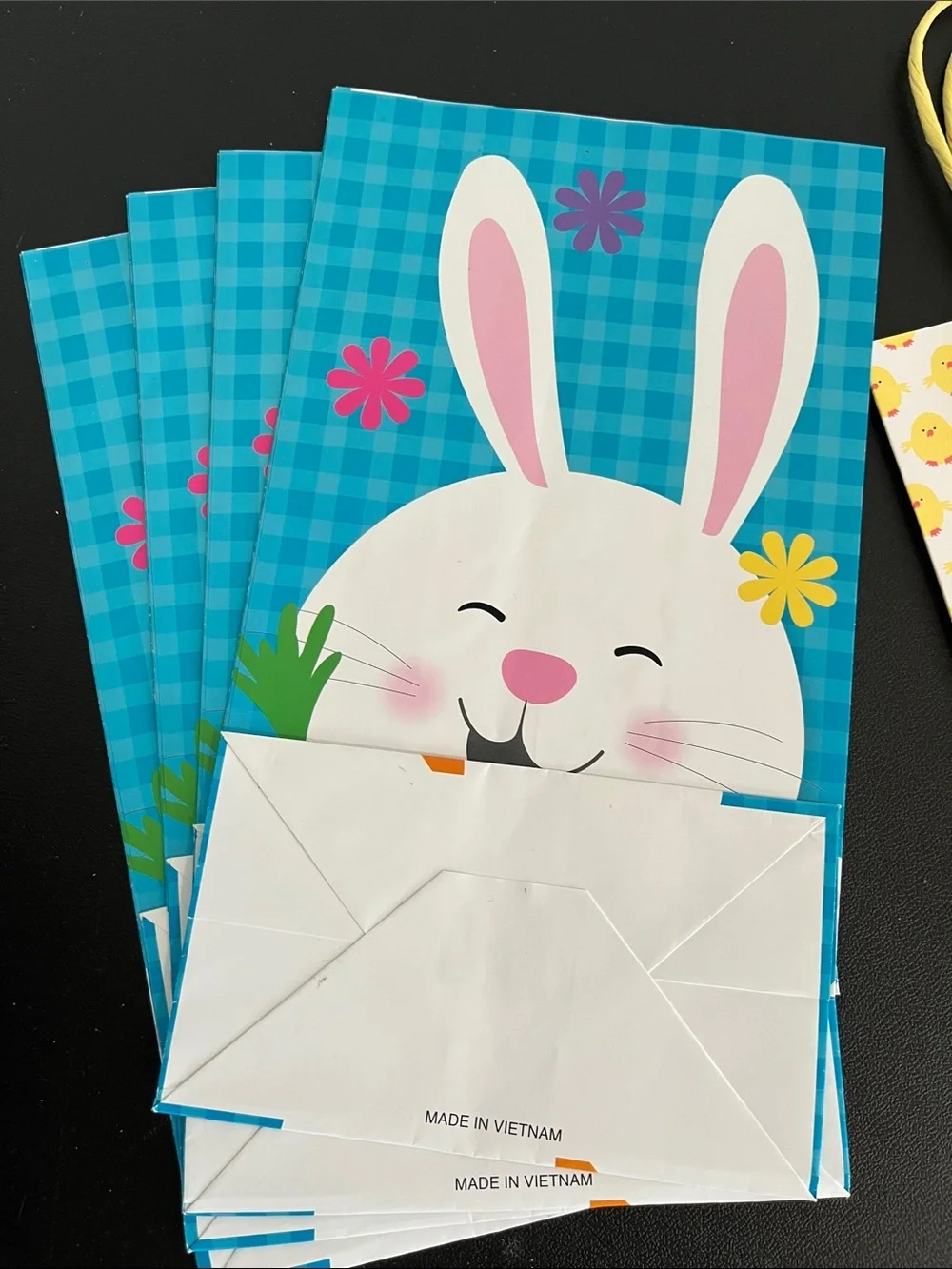 Easter Bunny & Chick Party Gift Bags - Set of 9- NWOT